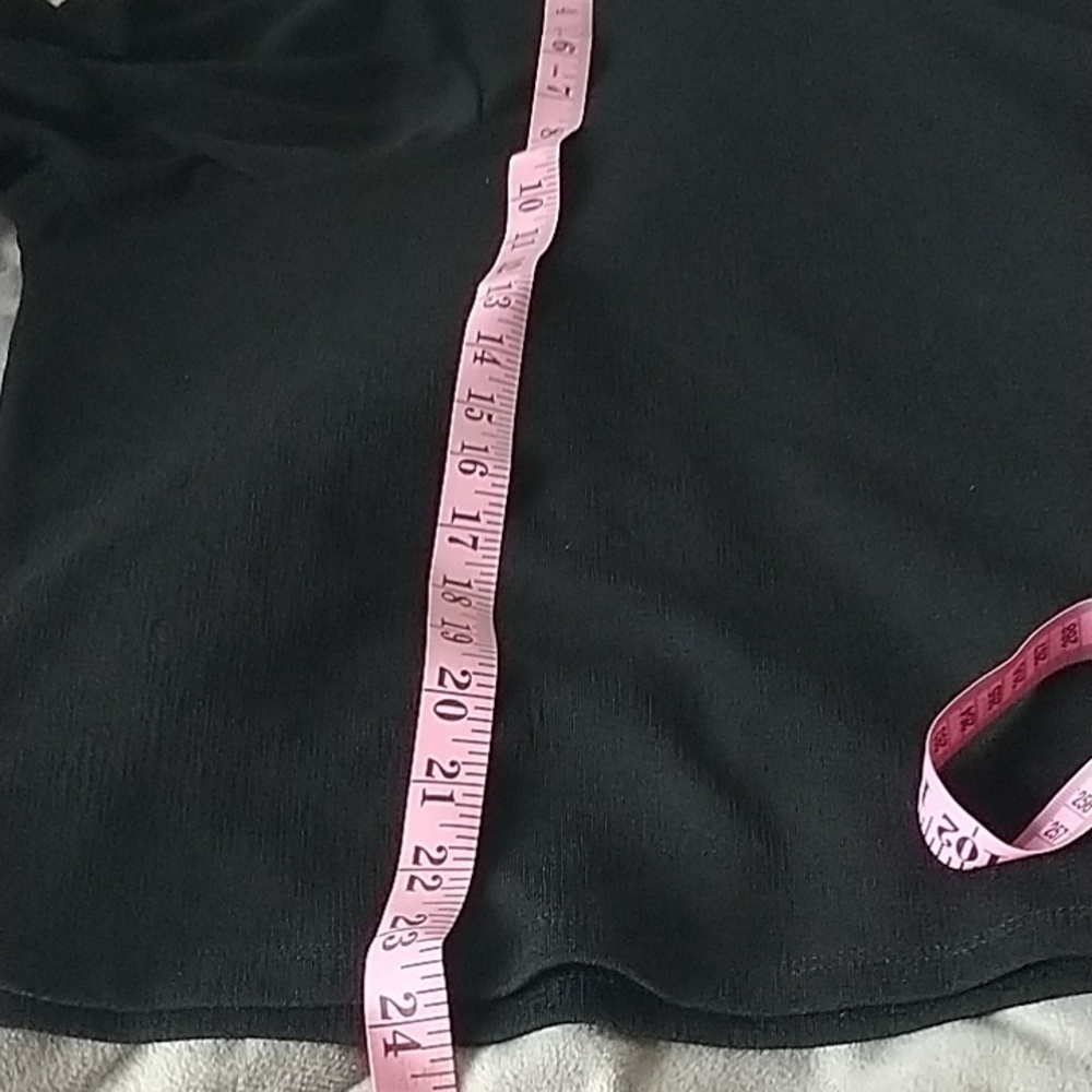 Zara Black Mock turtleneck Oversized Crop Top S - Picture 13 of 13